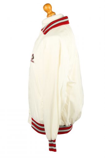 Vintage Champion Baseball Jacket XXL White