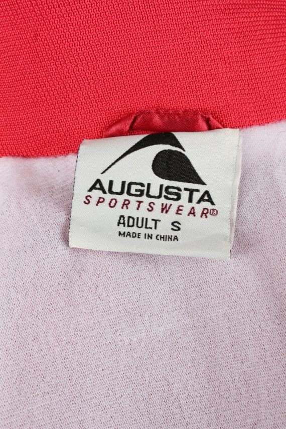 Vintage Augusta Mens Satin Baseball Bomber Jacket S Red