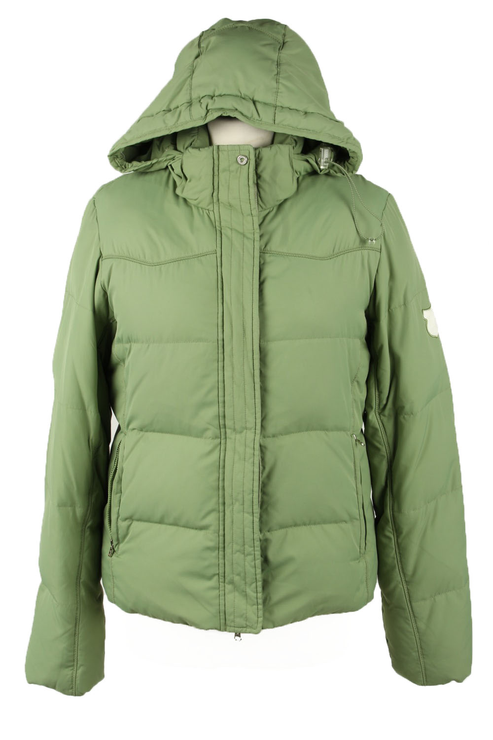 Vintage Womens Champion Puffer Coat Jacket M Green Pepper Tree London