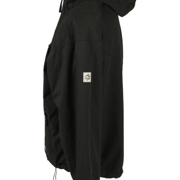 Vintage Unisex Jack Wolfskin Hooded Puffer Coat Jacket L Black
