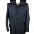 Vintage Mens Nino Military Hooded Parka Coat 80s Chest 44 in Navy
