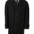 Vintage Canda Mens Wool Overcoat 90s 50 Black