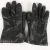 Vintage Womens Faux Leather Gloves 90s Size 7.5 Black