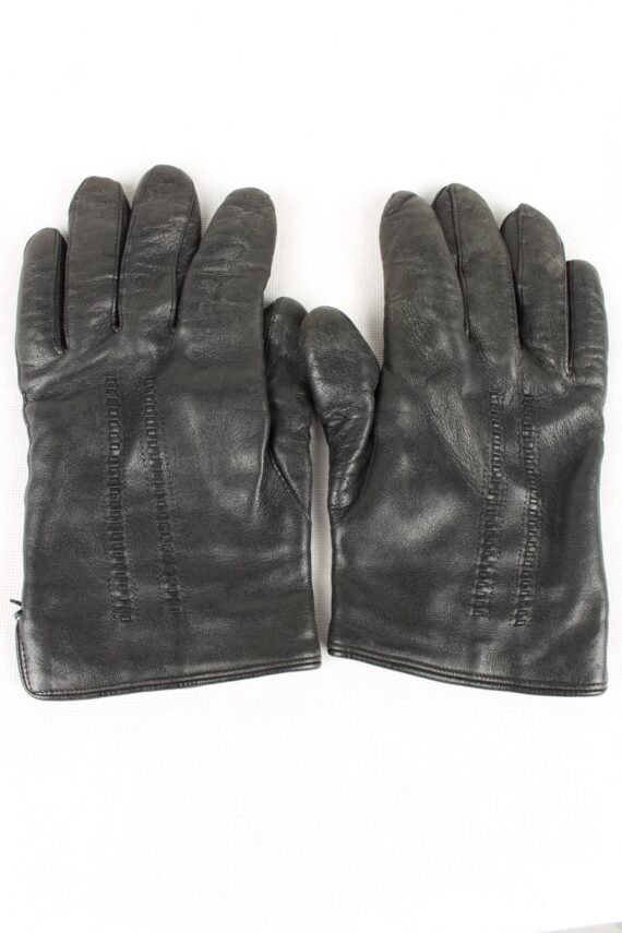 Vintage Womens Gloves 80s Black
