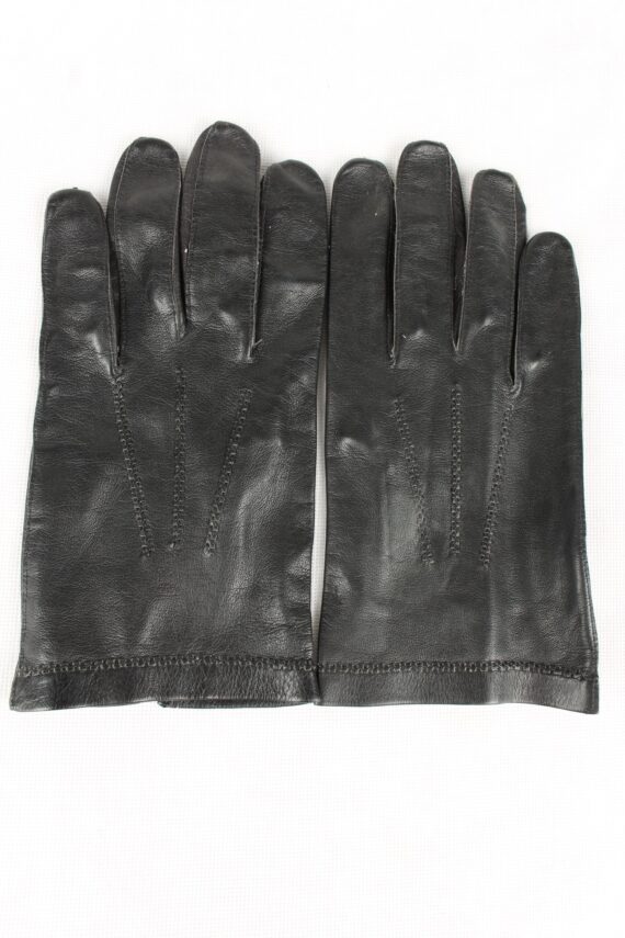 Vintage Womens Gloves 90s Size 8.75 Black