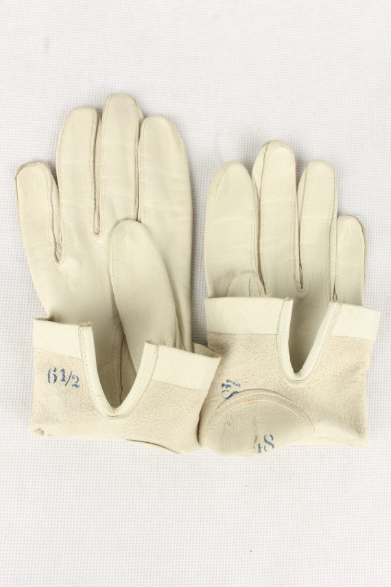 Vintage Womens Gloves 90s White