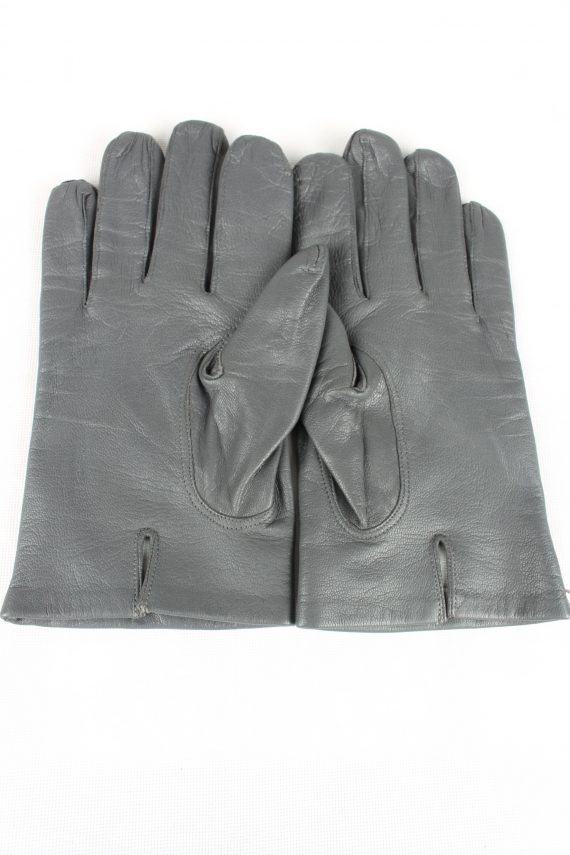 Vintage Mens Lined Gloves Size 80s 10.5 Grey