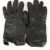 Vintage Womens Lined Gloves Size 80s M Black