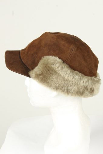 Vintage Unisex Russian Style Winter Hat 90s Brown HAT1522-145372