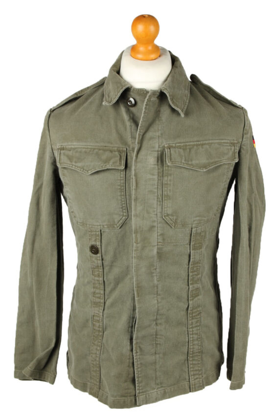 German Army Shirt Long Sleeve 90s Khaki S