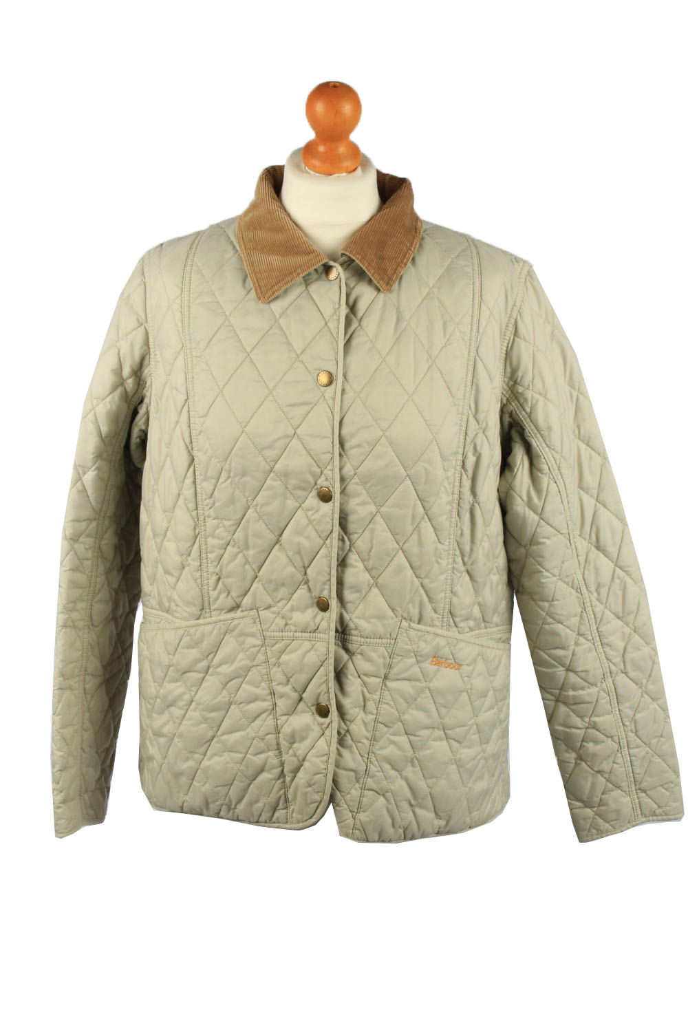 Vintage Barbour Womens Quilted Jacket 