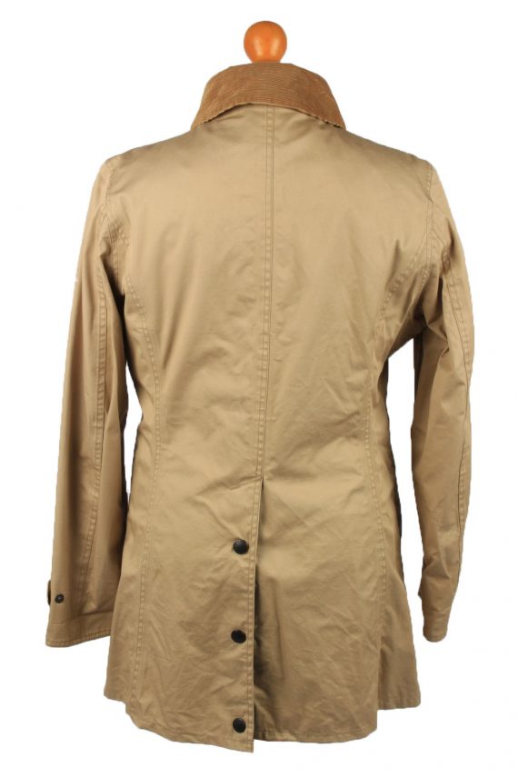 Vintage Barbour Womens Waterproof Jacket Coat 12 Cream
