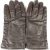 Vintage Unisex Leather Gloves 80s 9.5 Brown