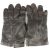 Vintage Mens Leather Gloves 80s Black