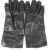 Vintage Mens Leather Gloves 80s Black