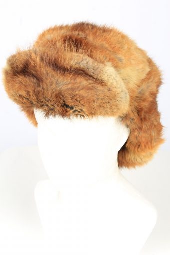 Vintage Peacock Feather Russian Hat Ushanka