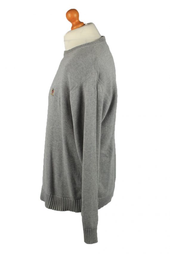 Tommy Hilfiger Mens Jumper Pullover 90s Grey XL