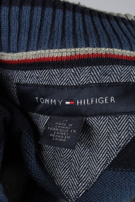 Tommy Hilfiger Mens Jumper Pullover 90s Navy Blue M