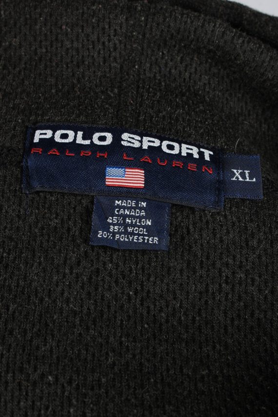 Polo Ralph Lauren Mens Hoodie Jumper 90s Black XL
