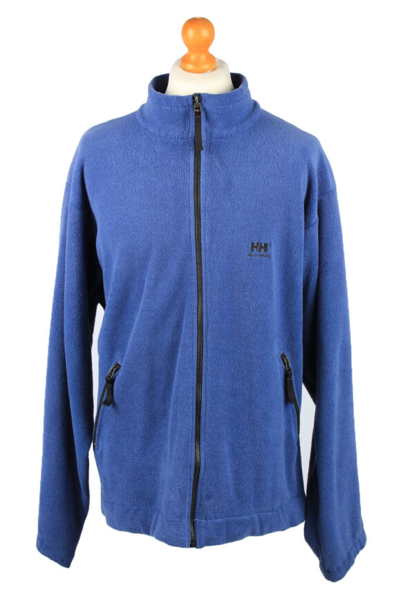 Helly Hansen Zip Up Mens Fleece Top Pullover Jacket Blue XL