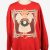 Jerzees Womens Christmas Sweatshirt Top Red XL