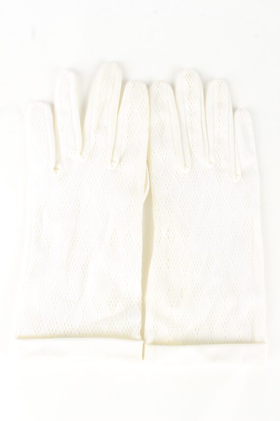 Dress Gloves Vintage Womens 6.5 in White