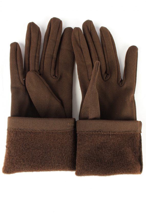 Dress Gloves Vintage Womens 6 in Brown