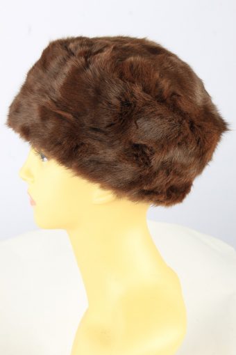 Russian Fur Cossack Hat Vintage Womens Brown -HAT1840-151675