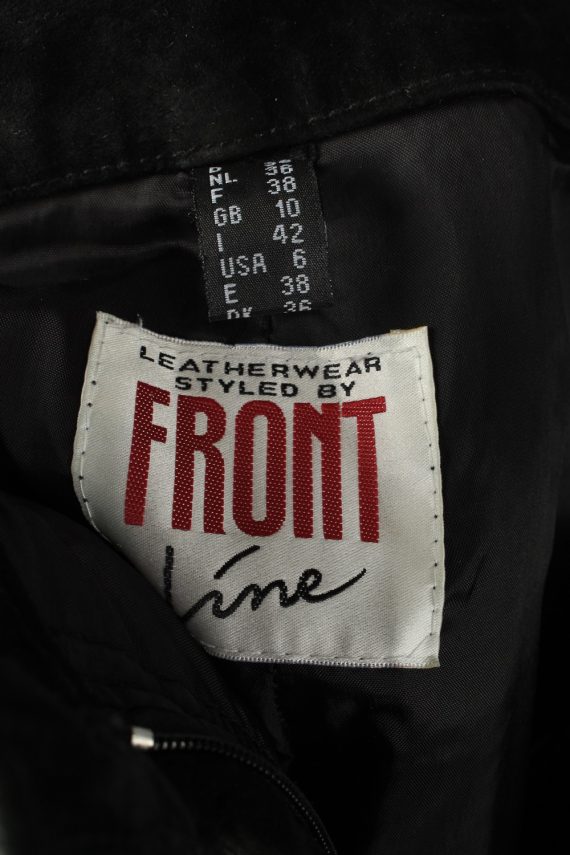 Genuine Suede Leather Trouser Frontline Women W26 L32