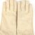 Genuine Leather Gloves Lined Vintage Womens 7.5 Beige