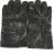 Leather Gloves Lined Vintage Mens Black