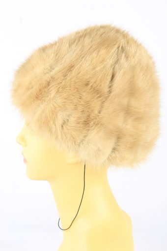 Russian Fur Cossack Hat Vintage 1990s Womens Brown -HAT1941-152281