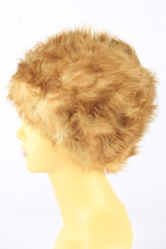Russian Fur Cossack Hat Vintage 1990s Womens Brown -HAT1942-152285