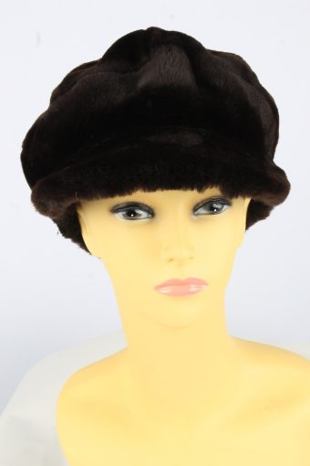 Winter Furry Cap Hat Vintage Womens
