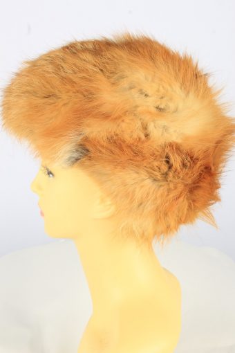 Russian Fur Cossack Hat Vintage Womens 1990s Brown -HAT1749-150952