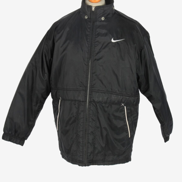Mens Nike Puffer Jacket Padded Vintage Size S Black C2515