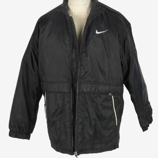 Mens Nike Puffer Jacket Padded Vintage Size S Black C2515