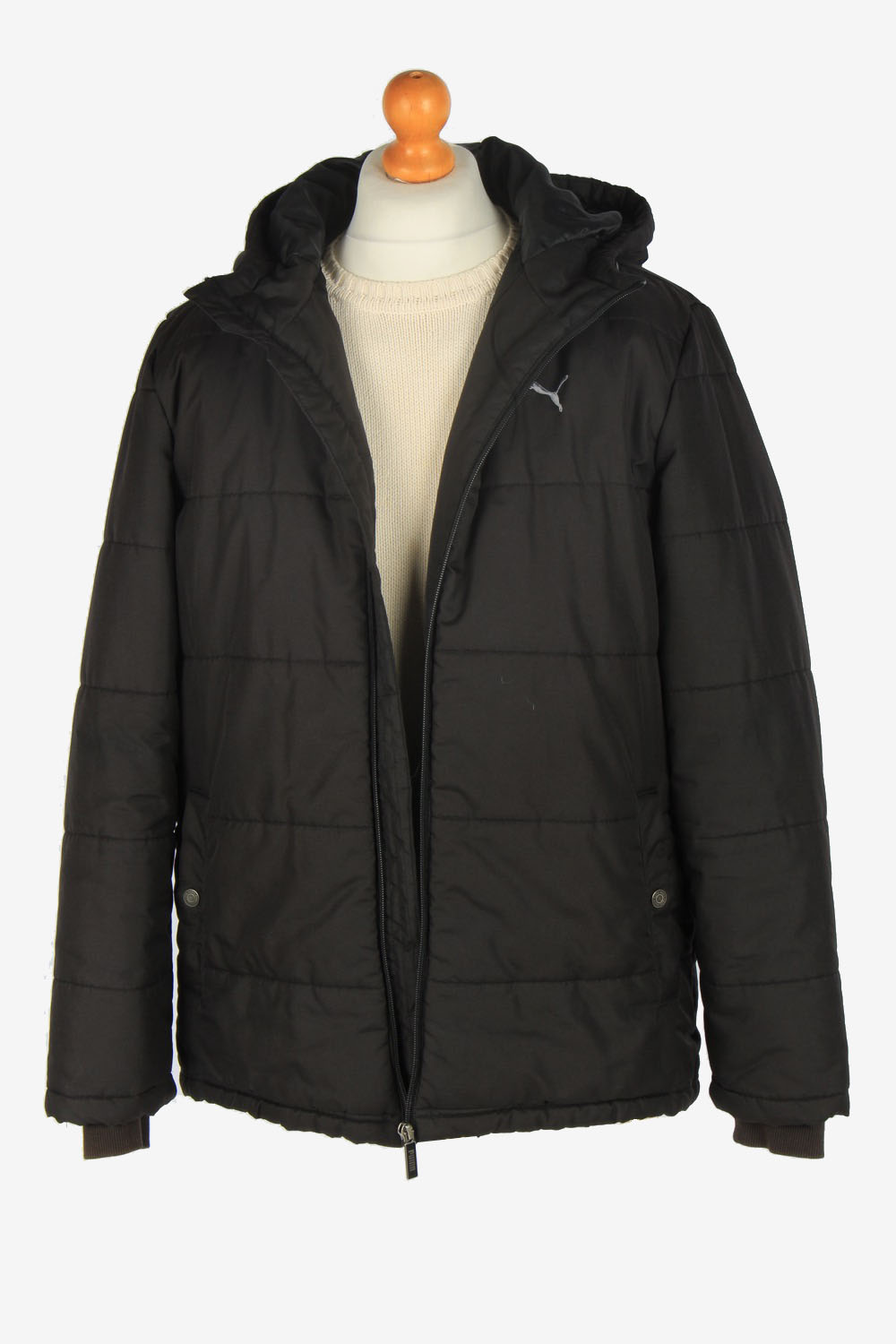 puma brown puffer jacket