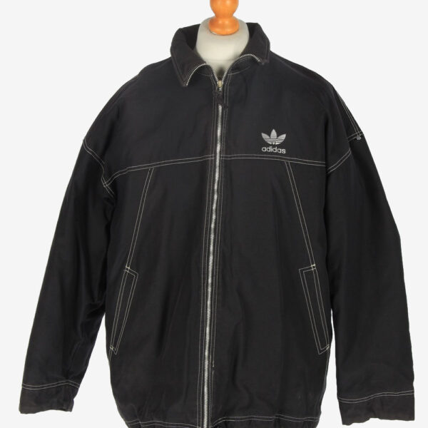 Mens Adidas Outdoor Jacket Vintage Size XL Black C2448