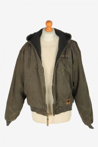 Mens Berne Doggers Outdoor Jacket Vintage Size L Green C2461-157690