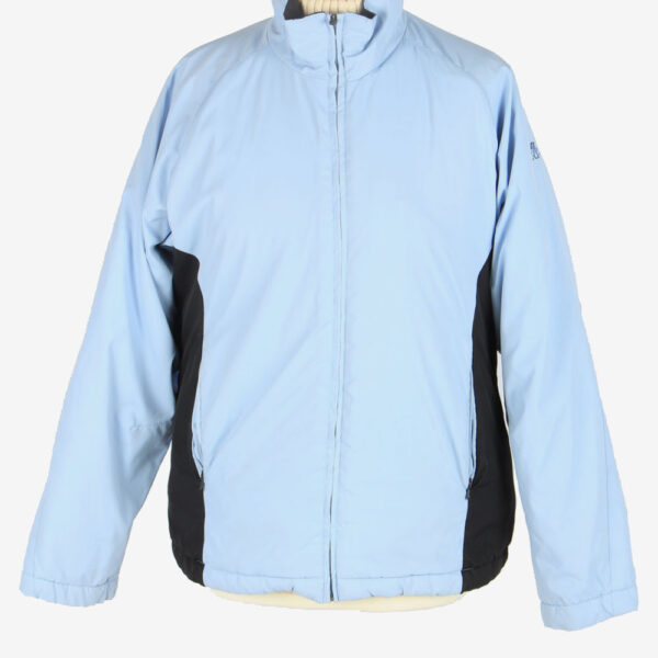 Womens Kappa Puffer Jacket Vintage Size M Blue C2489