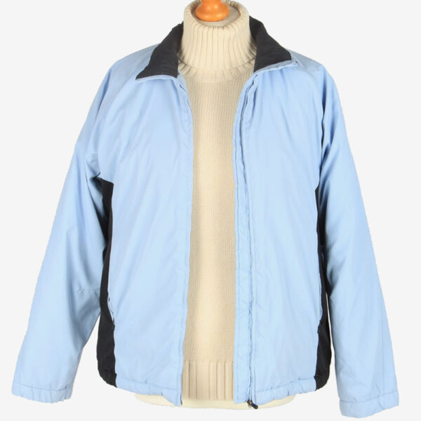 Womens Kappa Puffer Jacket Vintage Size M Blue C2489