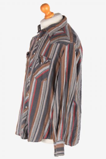 Wrangler Western Shirt Flannel Snap Button Vintage Size XL Multi SH4092-164655