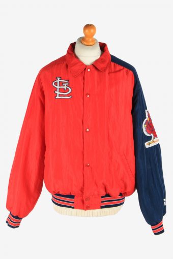 Mens USA Baseball Jacket College  Vintage Size XL Red C2939