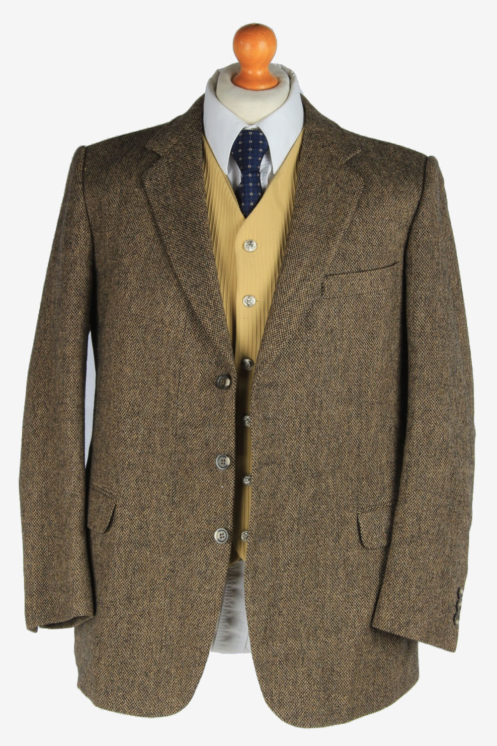 Mens Burberry Tweed Wool Blazer Jacket 