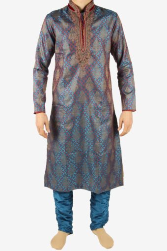 Indian Traditional Bollywood Wear Kurta Pyjama 90s Multi Size S