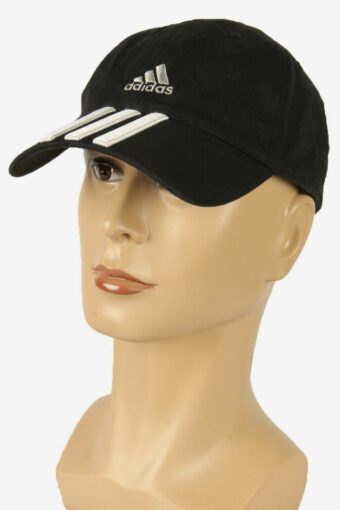 Adidas Snapback Cap Vintage Adjustable Hat Sport Casual 90s Black