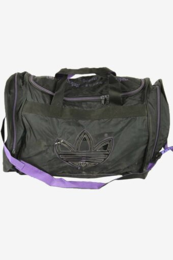 Adidas Vintage Duffle Gym Bag Travel Sport Holdall Retro 90s Black