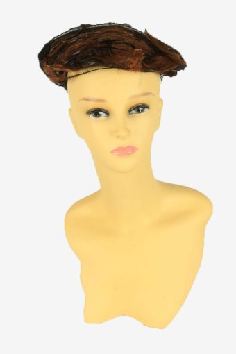 Beret Vintage Hat Womens Classic Country Retro Brown Size 56 cm