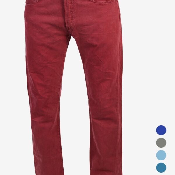 Levis 501 Jeans Coloured Regular Fit Denim